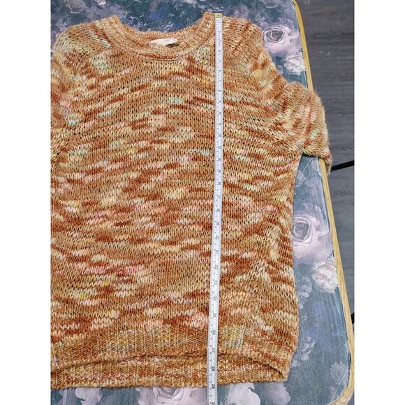 Vanessa Bruno Pullover Wool Blend Raglan Crewneck Sweater Multicolor Womens S - Picture 6 of 8